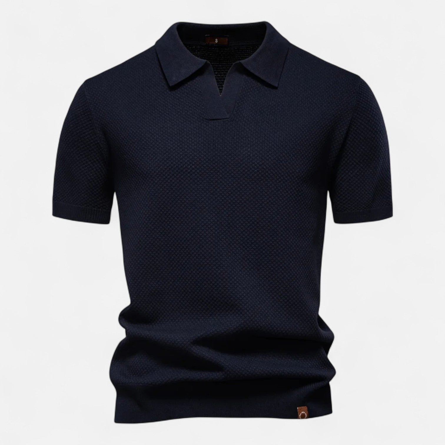 Men's V-Neck Polo Shirt | Short-Sleeve