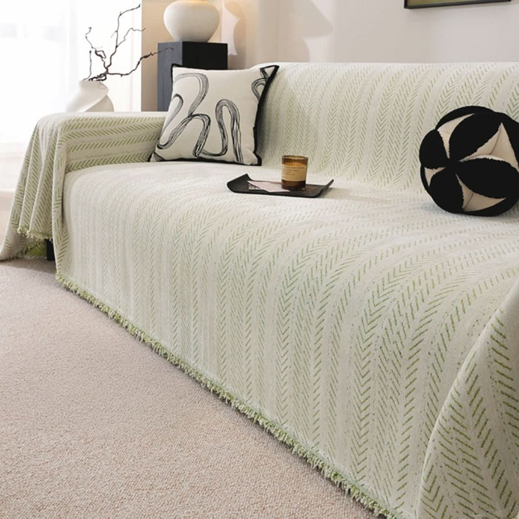 Scratch-Resistant & Washable Chenille Sofa Cover
