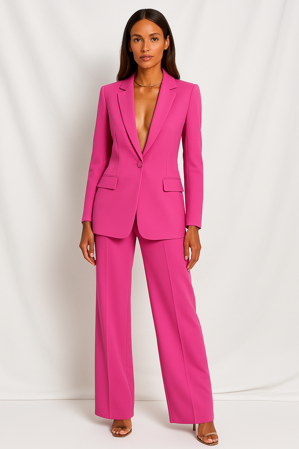 Women's Two-Piece Office Suit | Blazer and Pants