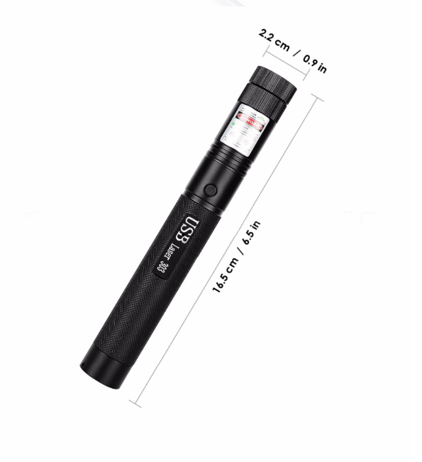 Powerful Laser Pointer with Adjustable Focus