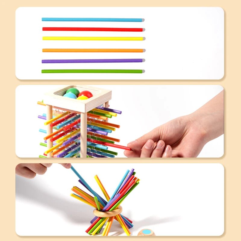 Montessori Counting Sticks Set for Cognitive Growth and Coordination