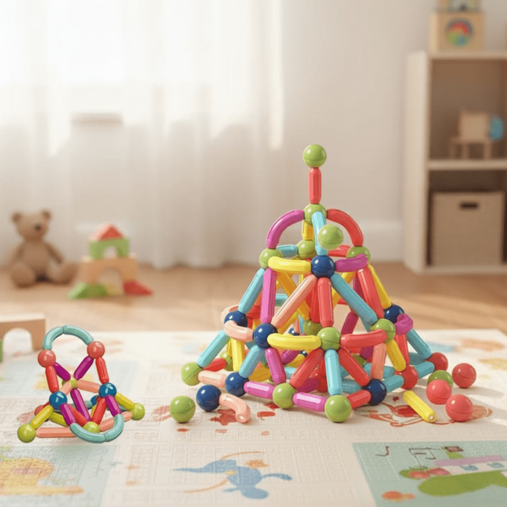 Magnetic Creative Sticks for Imaginative Building