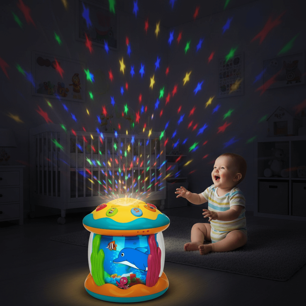 Enchanting Baby Toy Drum with Light and Sound