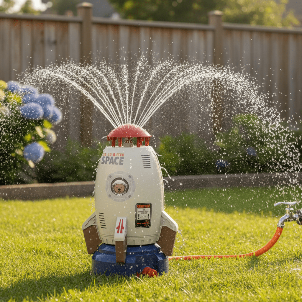 Rotating Water Toy for Endless Summer Garden Fun