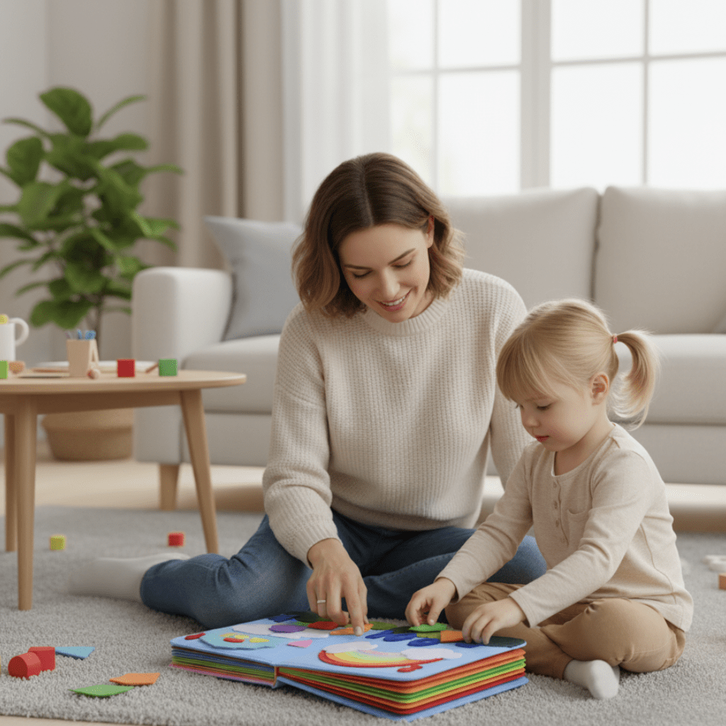 Montessori-Inspired Learning Book for Children | Interactive Stories and Educational Activities
