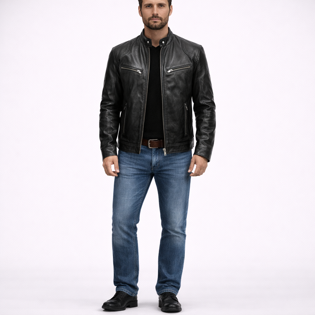 Leather Jacket Men