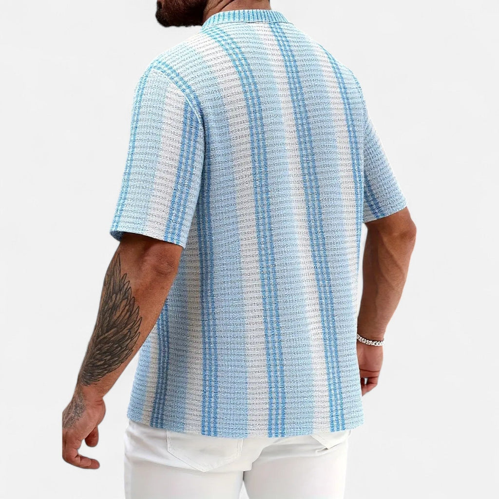 Men's Striped Shirt | Short-Sleeve