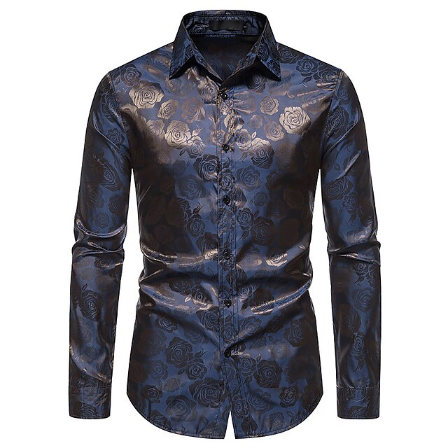 Men's Slim Fit Evening Shirt | Long Sleeve