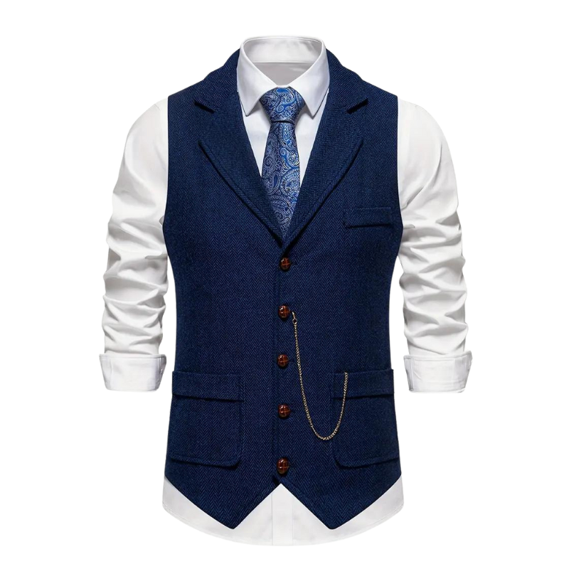 Men's Formal Waistcoat | with Notched Lapel