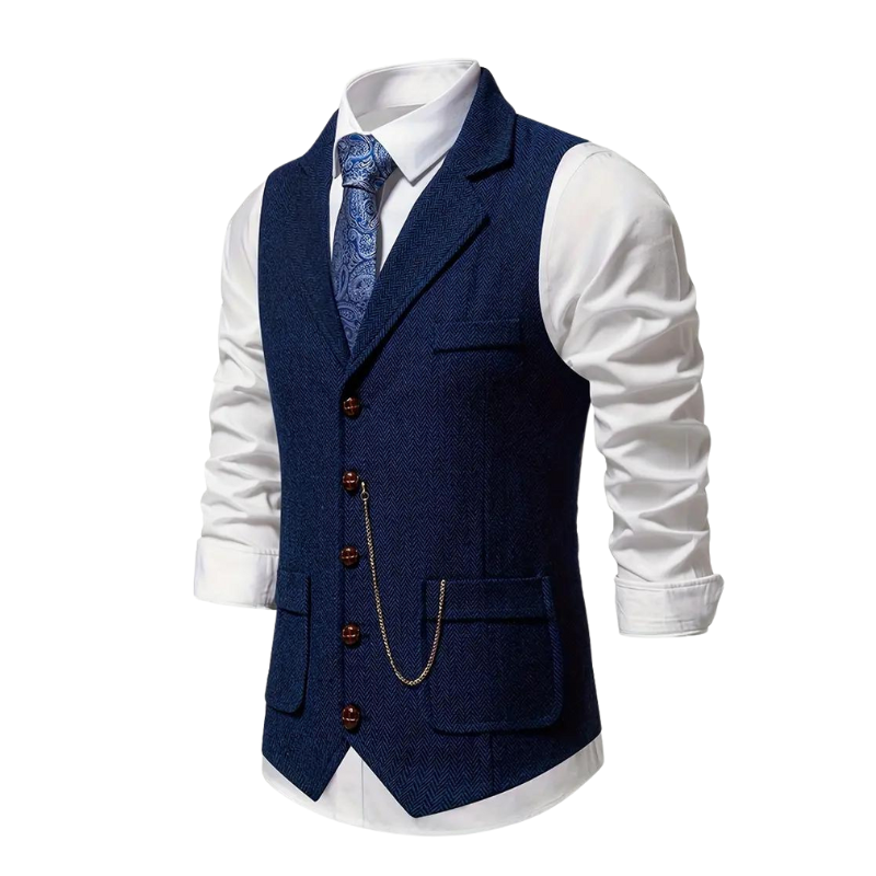 Men's Formal Waistcoat | with Notched Lapel