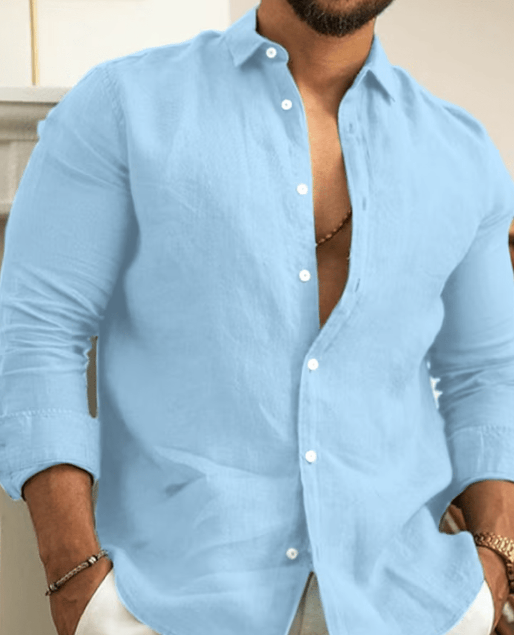 Men's Linen Shirt | Leisure