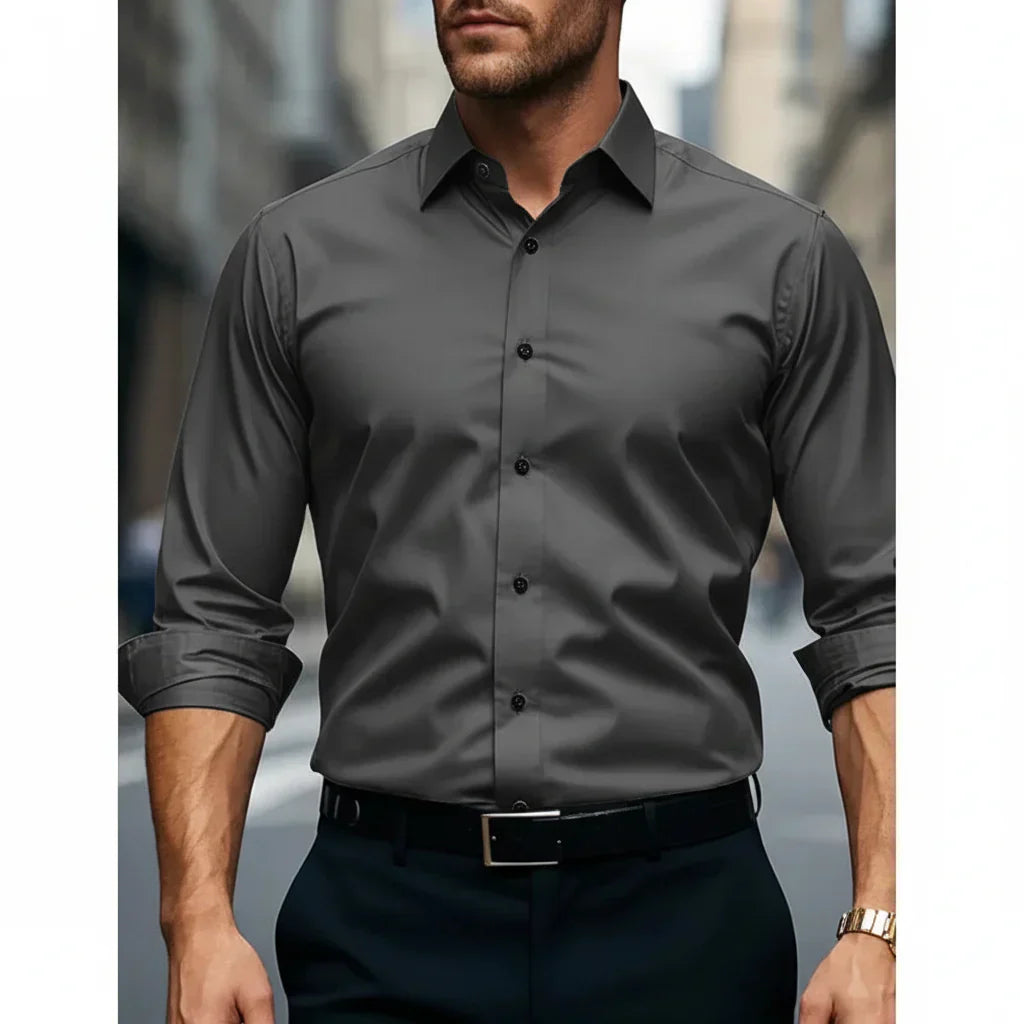 Men's Button-Down Collar Shirt | Long Sleeve