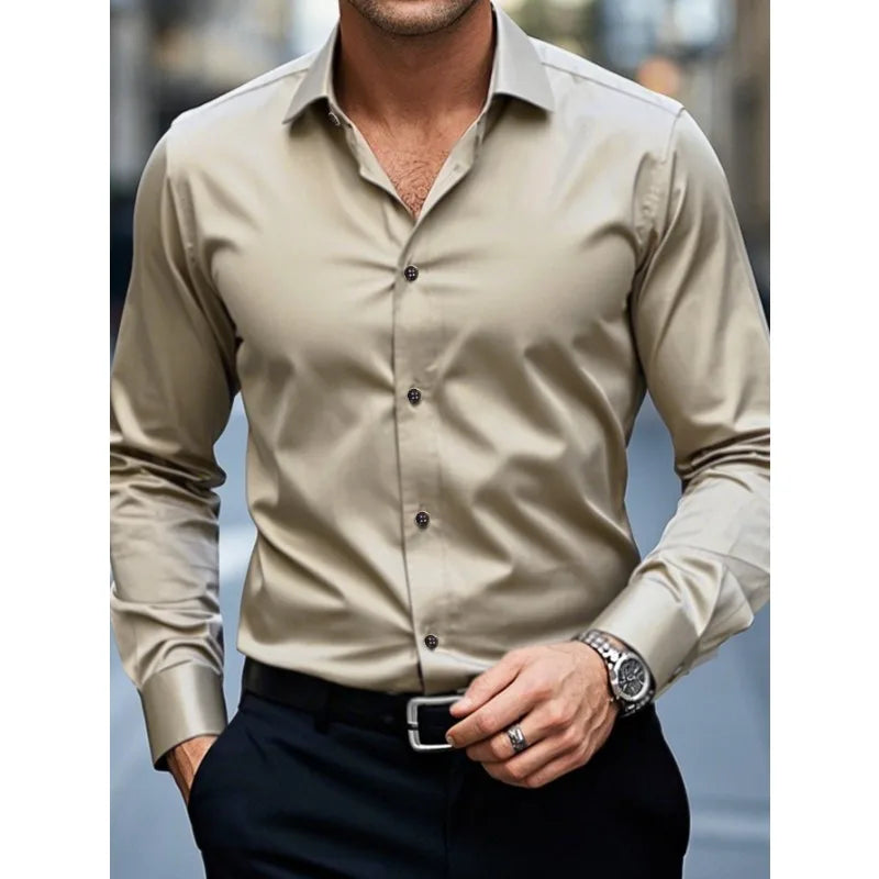Men's Button-Down Collar Shirt | Long Sleeve