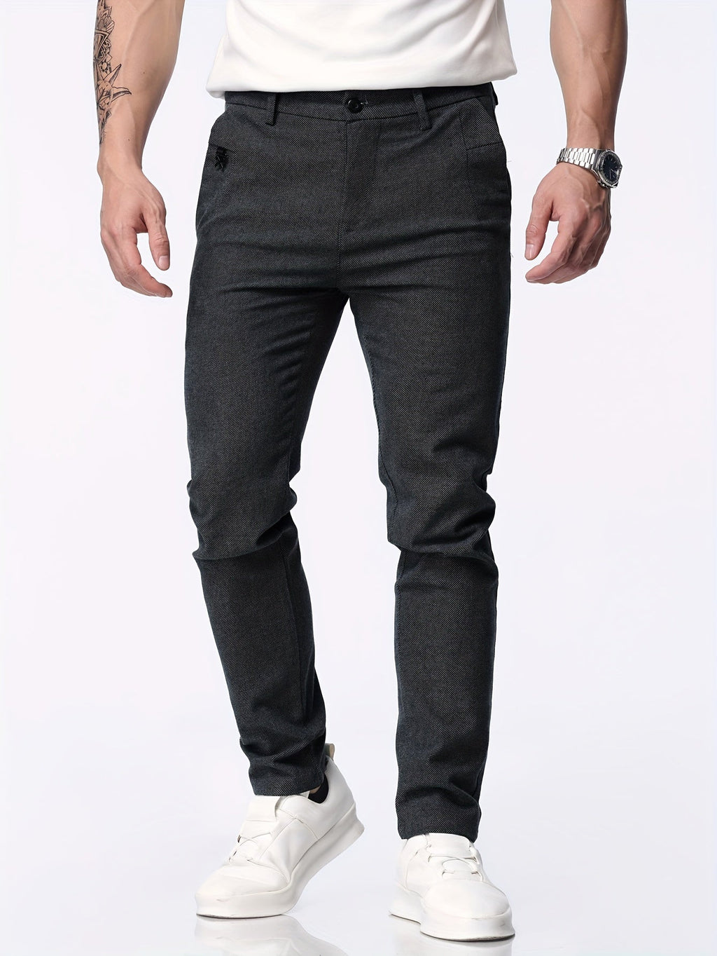 Men's Slim Fit Casual Business Pants | Chino