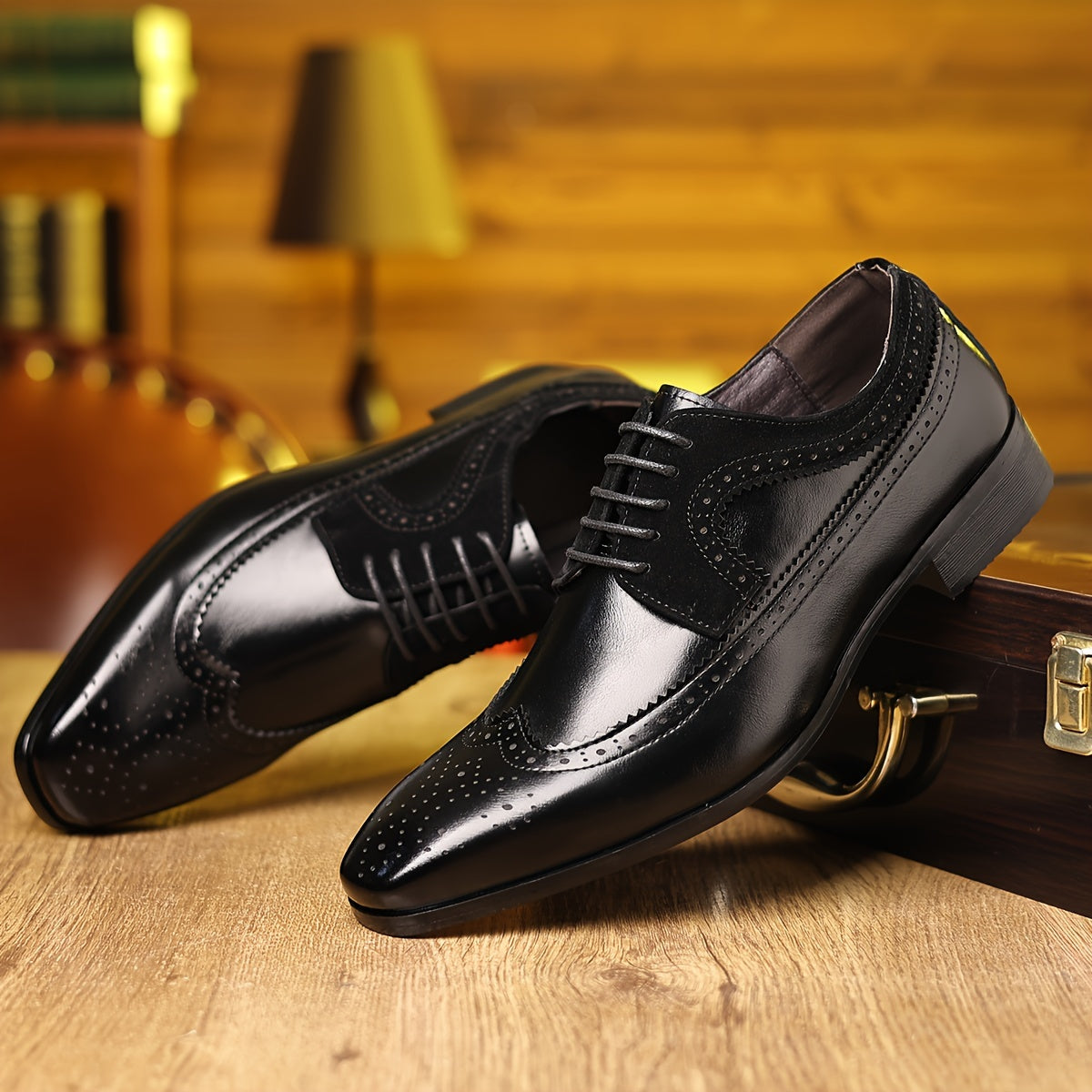 Men's Formal Brogue Oxford Shoes | Wingtip