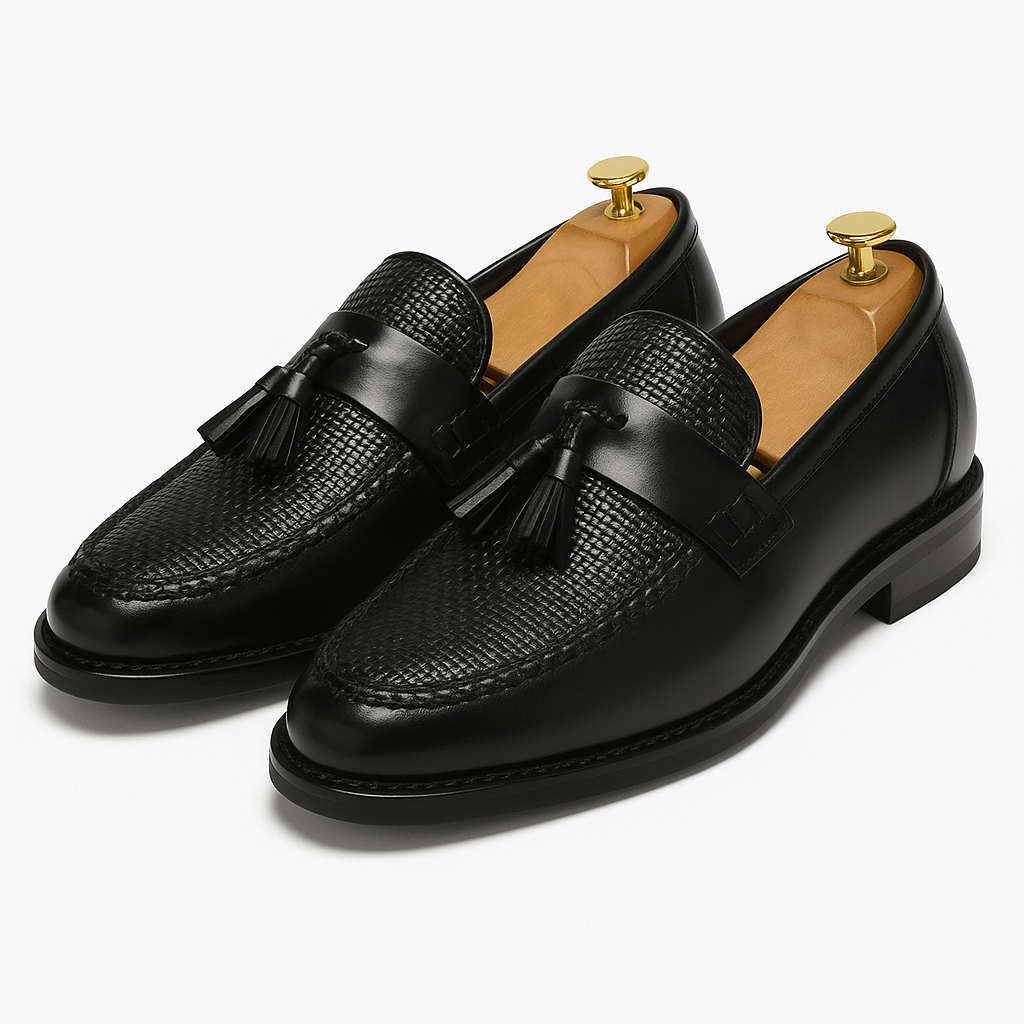 Men's Business Casual Loafers with Tassels | Slip-On