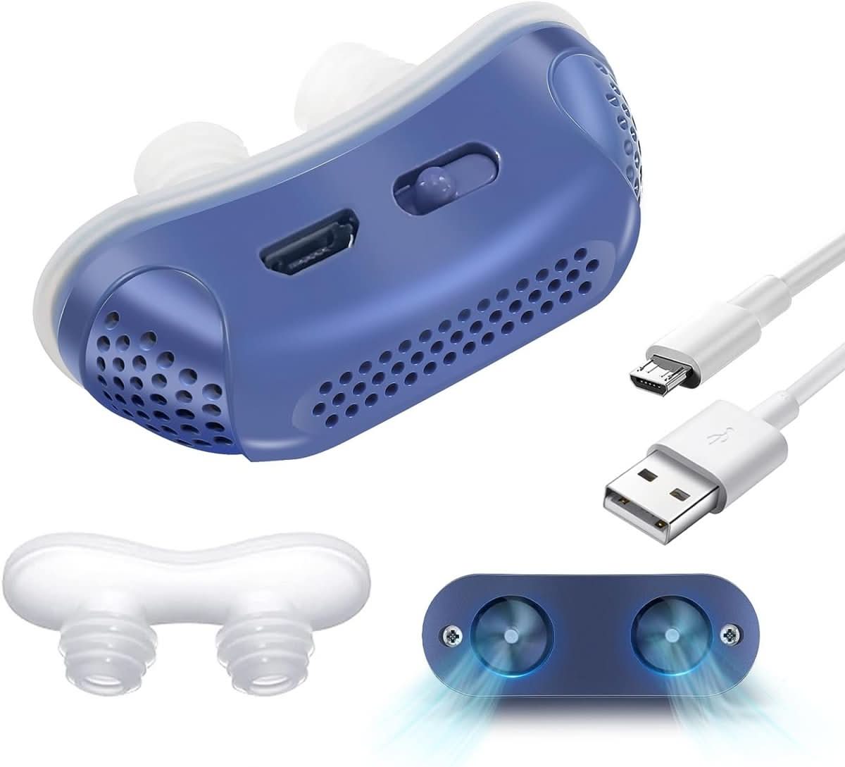 Compact CPAP Device for Snoring and Sleep Apnea Relief