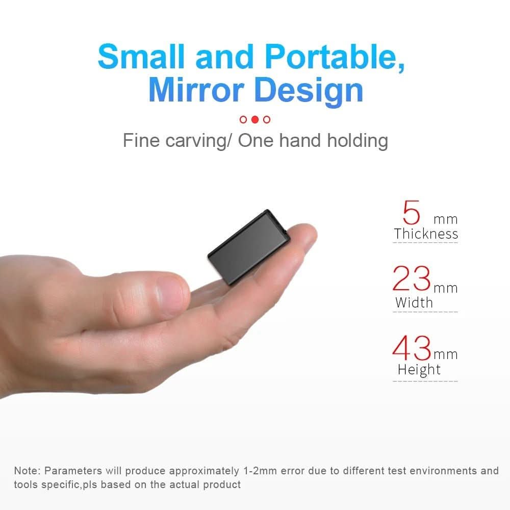 Mini Ultra-Light Dictaphone with Voice Activation & 32 GB Storage