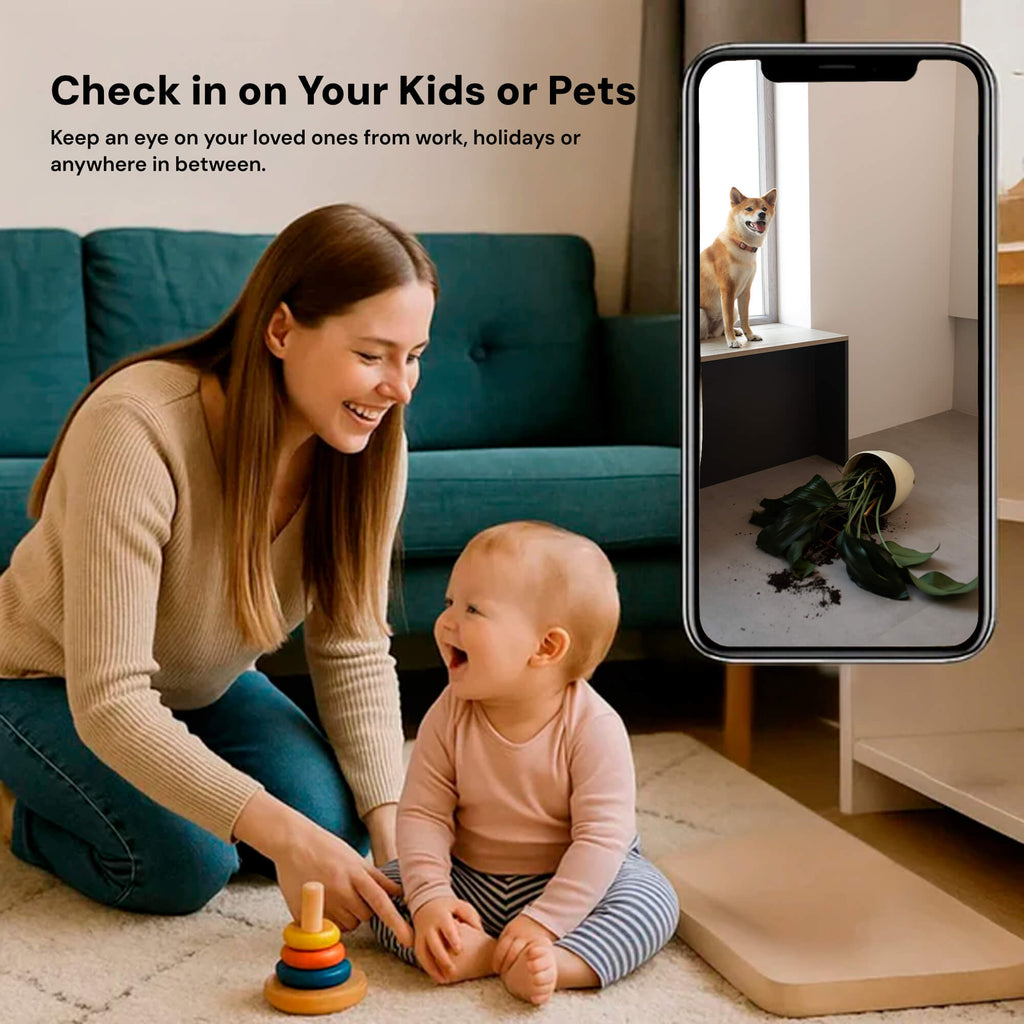 Wireless Nanny Surveillance Camera with Audio