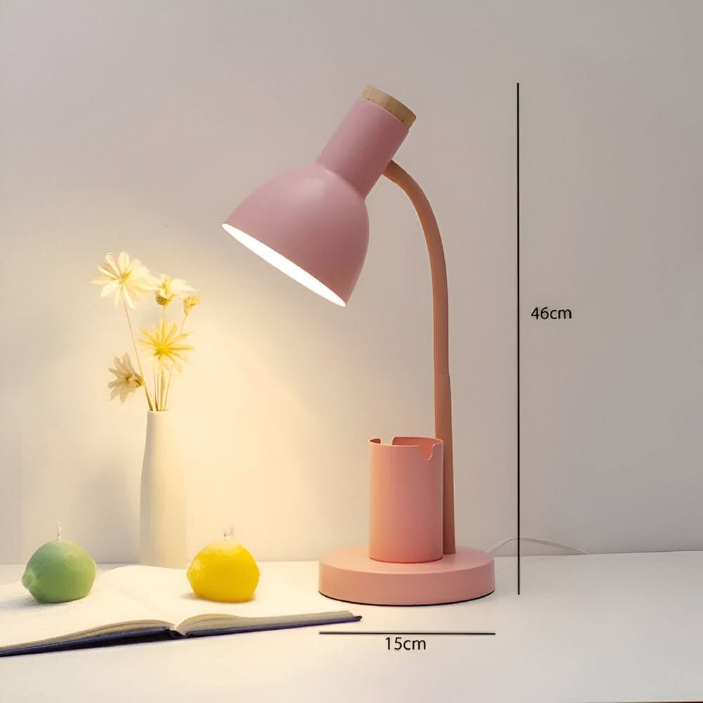 Modern LED Desk Lamp with Pen Holder for Office & Home
