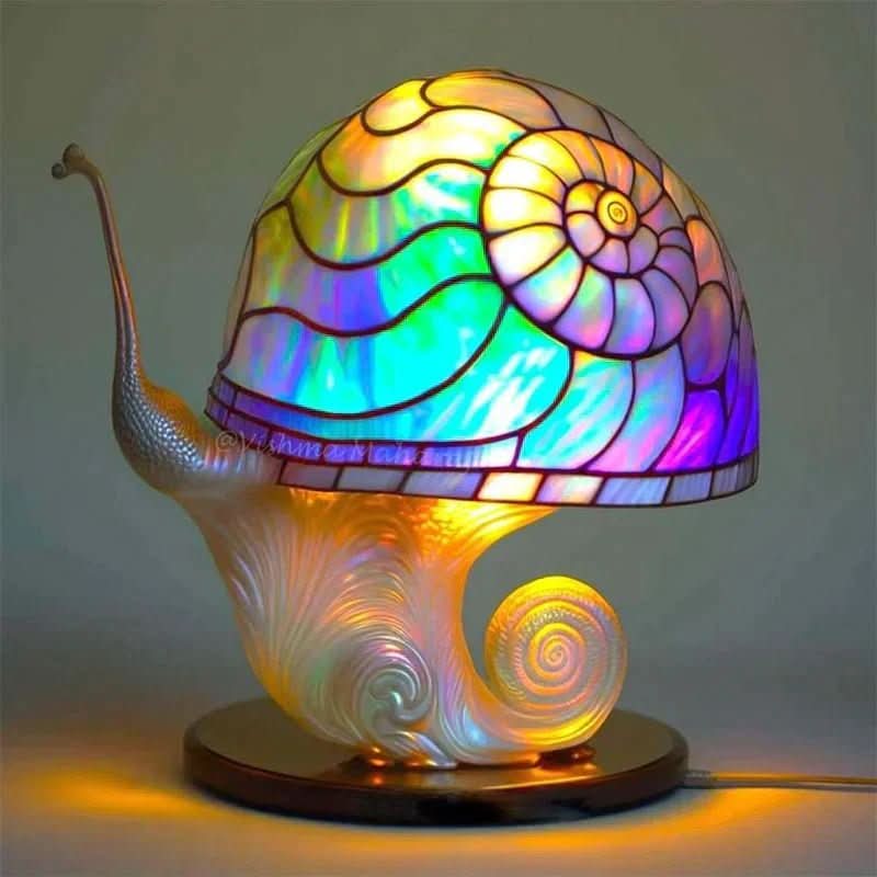 Mosaic Lamp for Soft Illumination & Relaxation