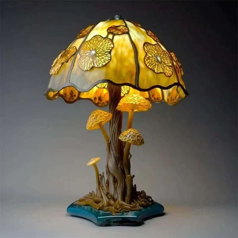 Mosaic Lamp for Soft Illumination & Relaxation