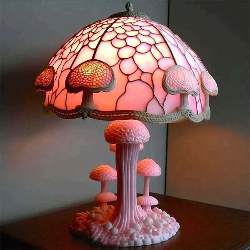 Mosaic Lamp for Soft Illumination & Relaxation