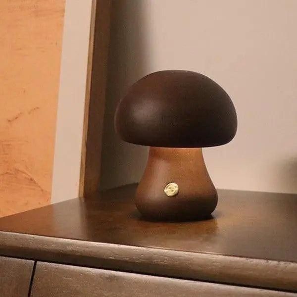 Mushroom-Shaped Nightstand Lamp