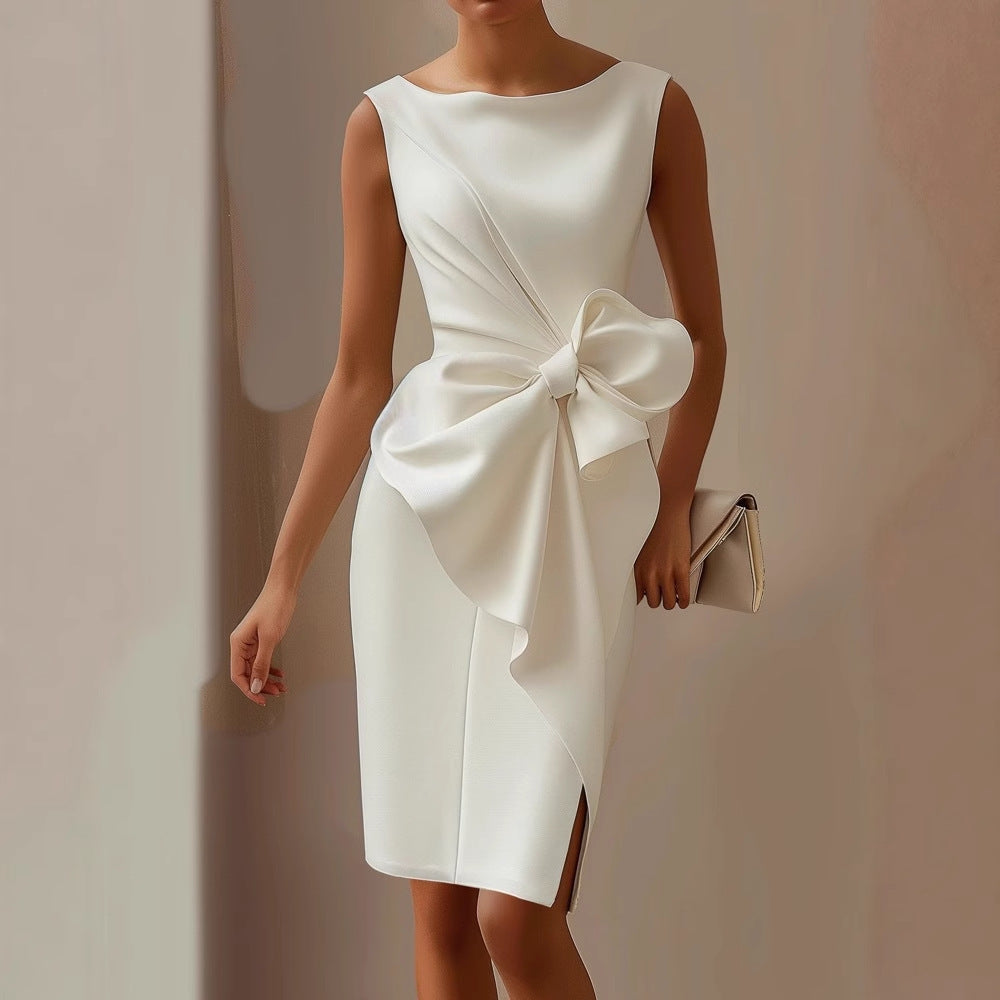 Party Bow Detail Dress | Midi