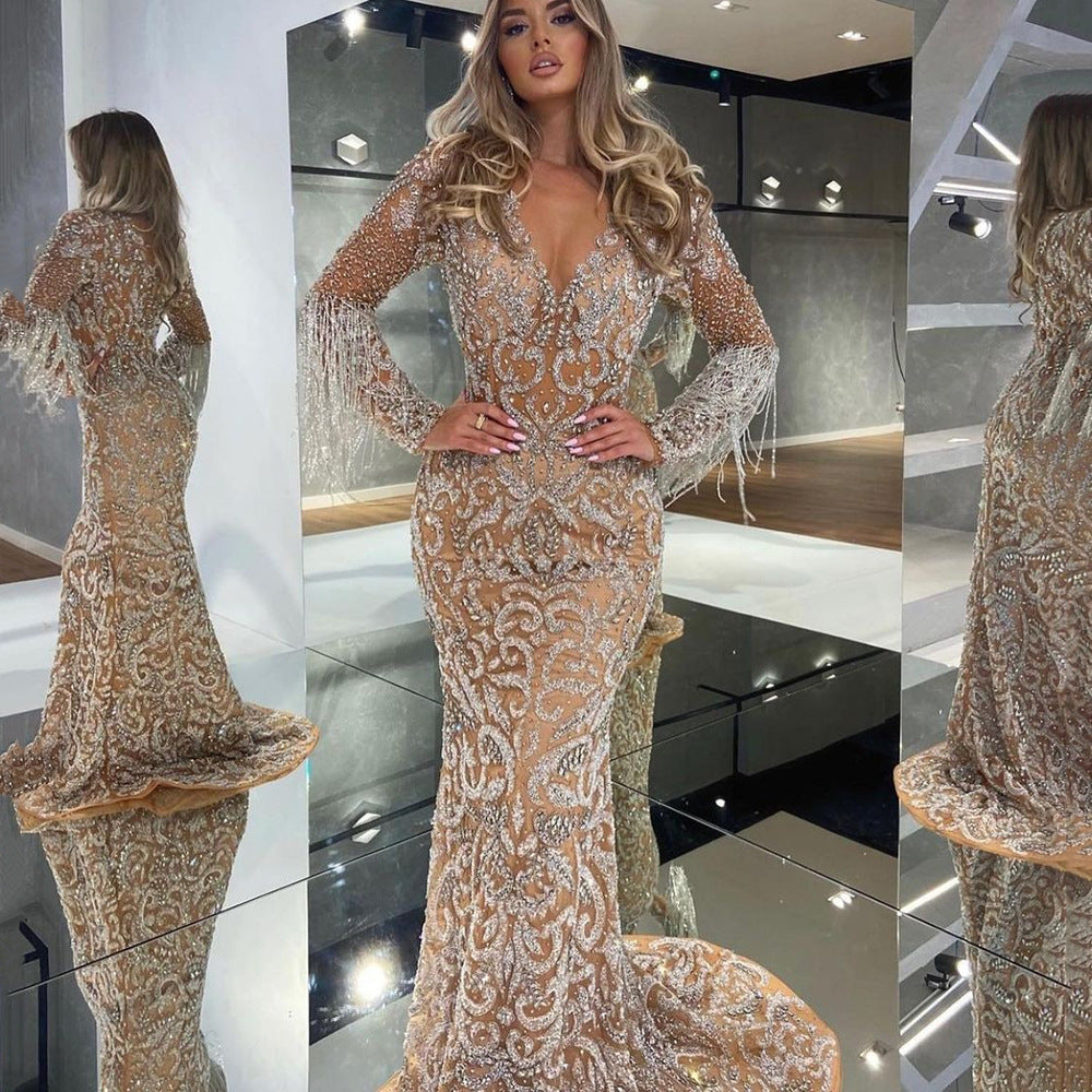 Party Sparkling Sequins Dress | Fringes