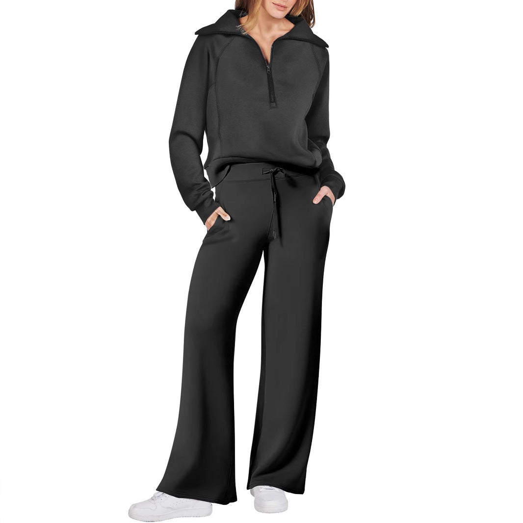 Women's Two-Piece Set Tracksuit | Zipper