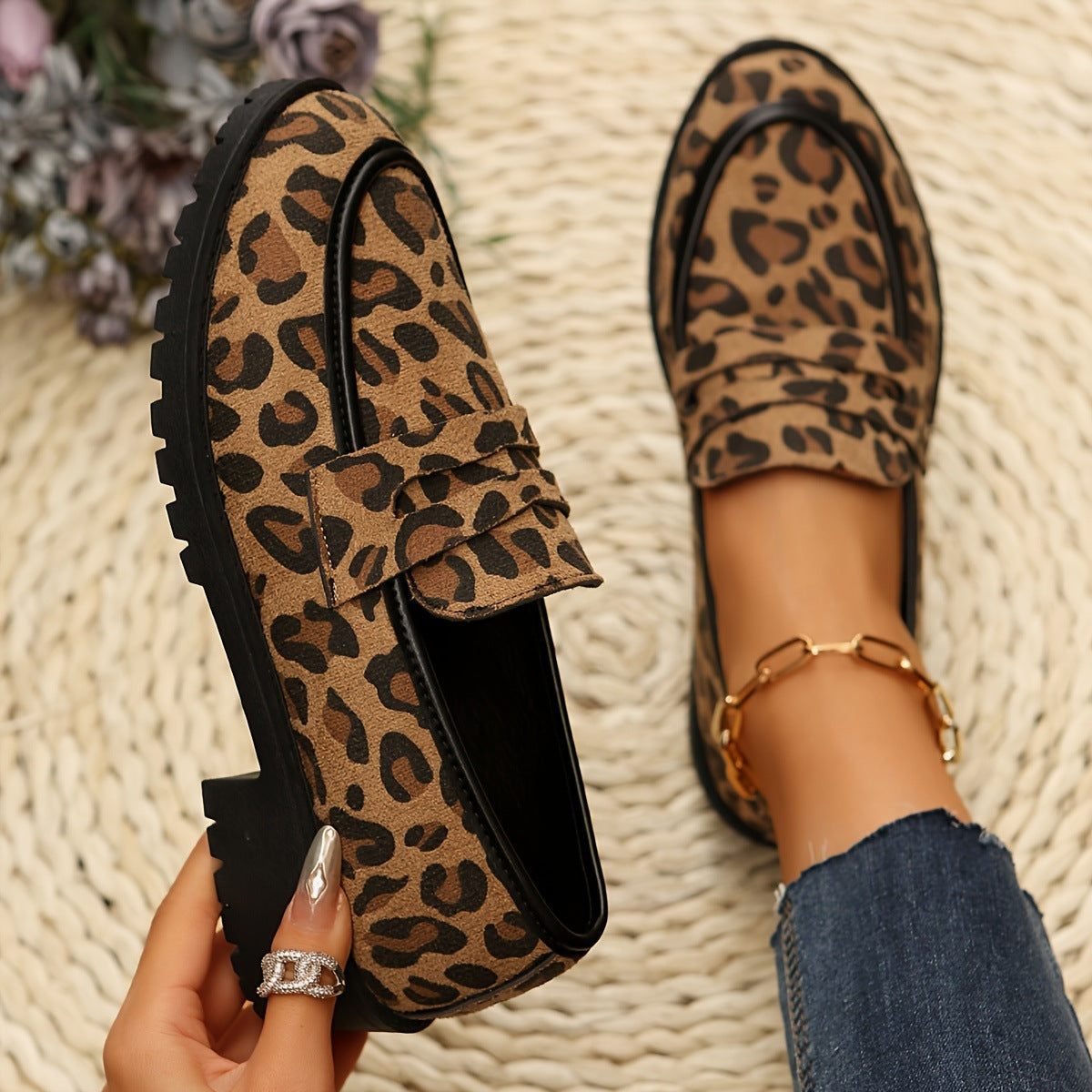 Women's Moccasin Shoes | Brown