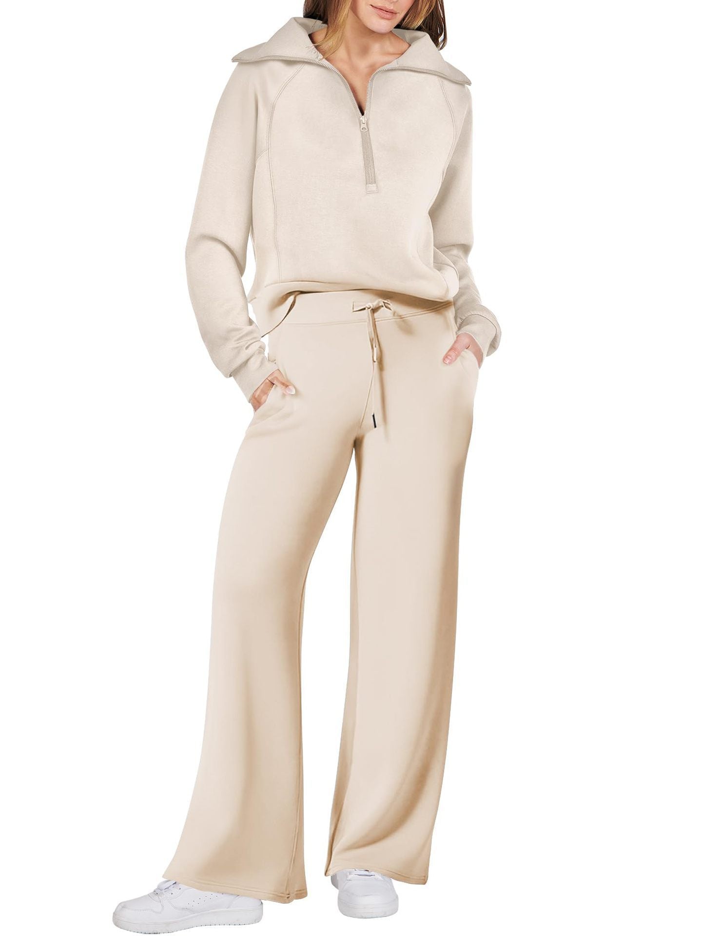 Women's Two-Piece Set Tracksuit | Zipper