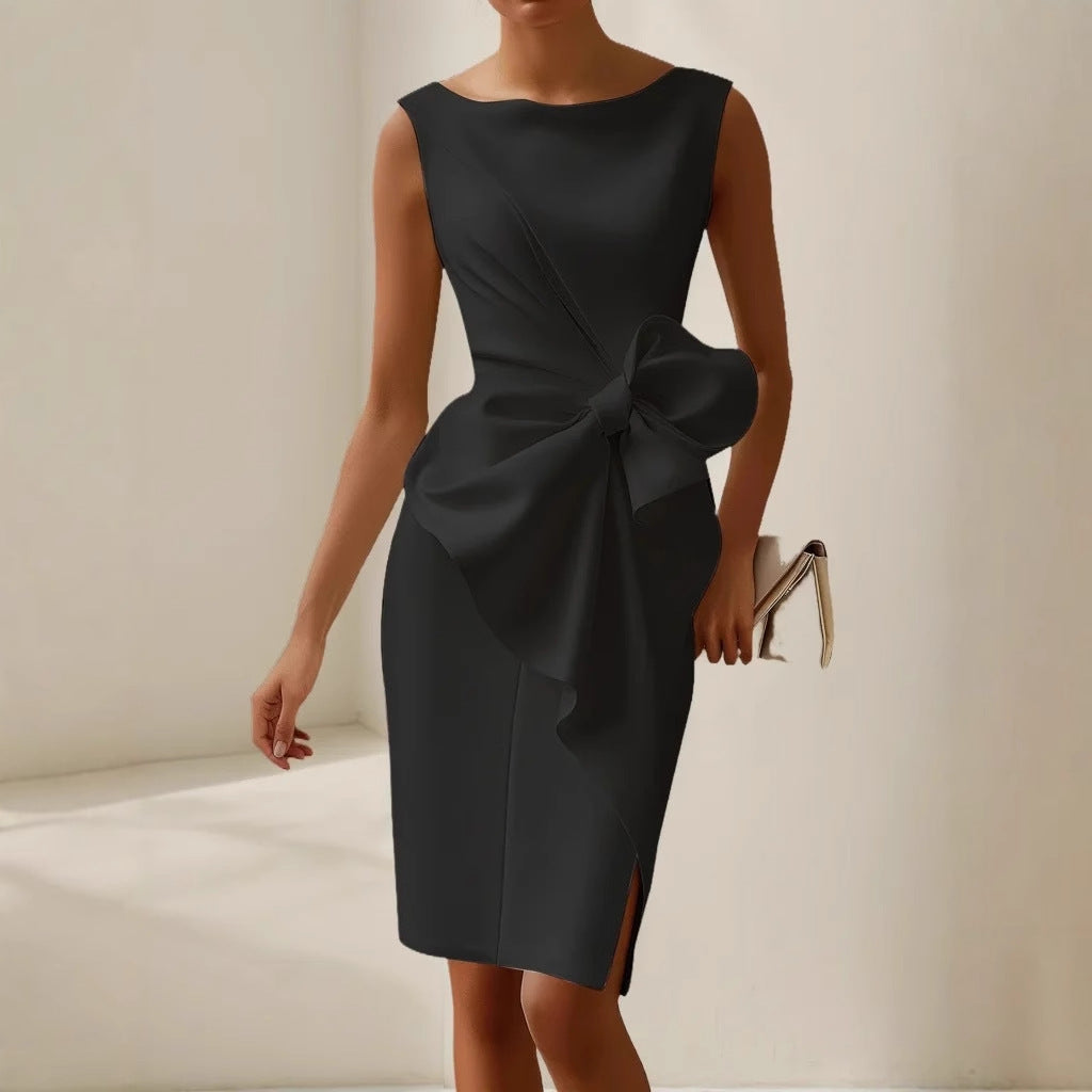 Party Bow Detail Dress | Midi