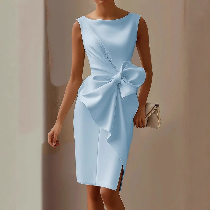 Party Bow Detail Dress | Midi
