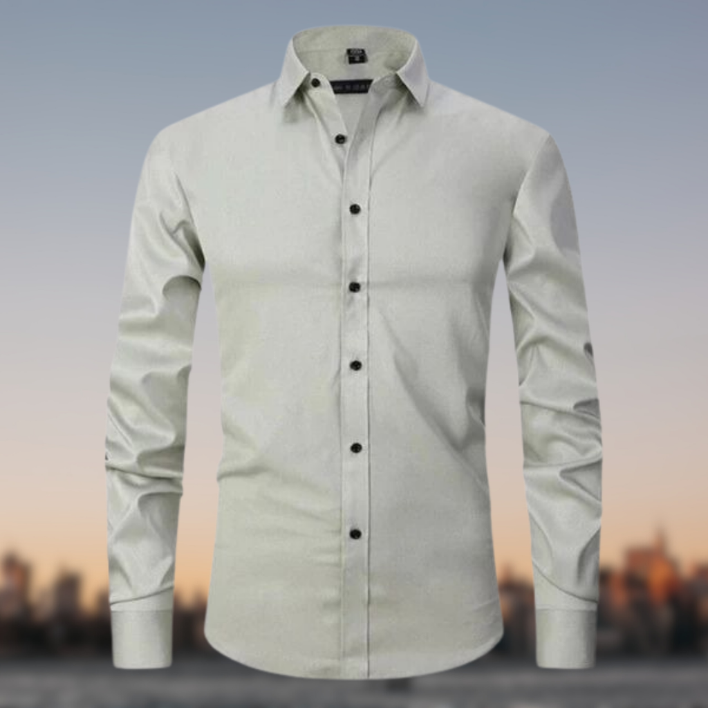 Men's Elegant Stretch Shirt | Long Sleeve