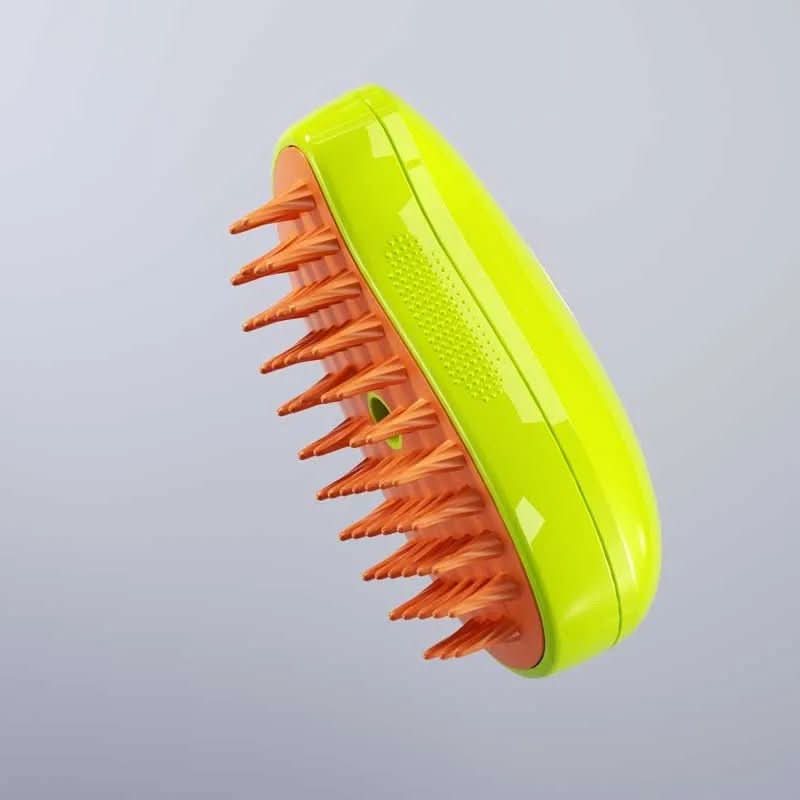 Steam Brush for Pets with Coat Care and Hair Removal
