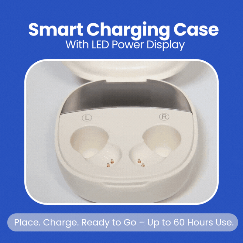 Bluetooth App-Controlled Hearing Aids - No Prescription Required - UK