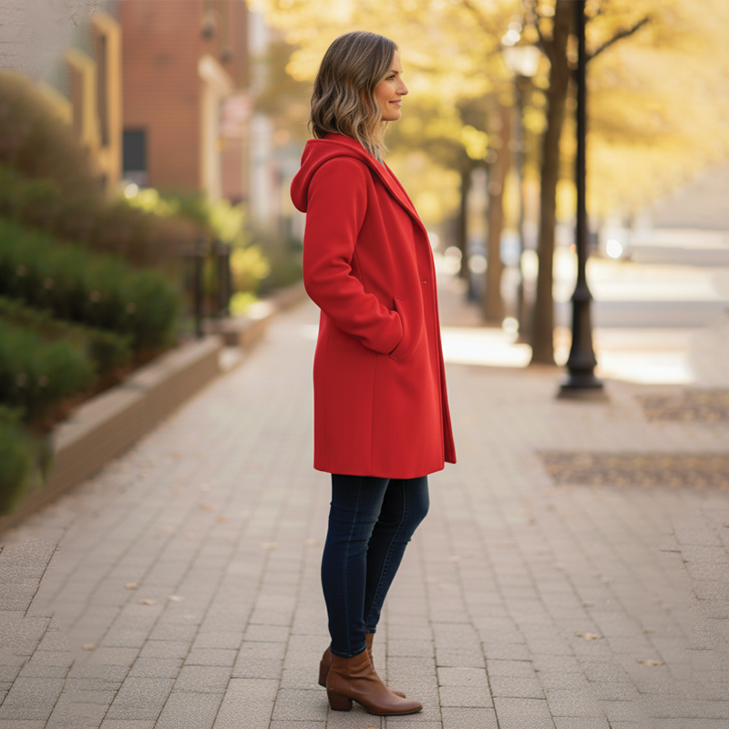 Women's Hooded Coat | Loose