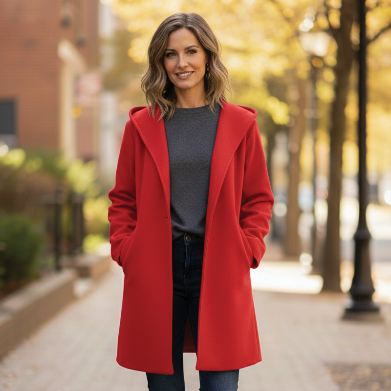 Women's Hooded Coat | Loose