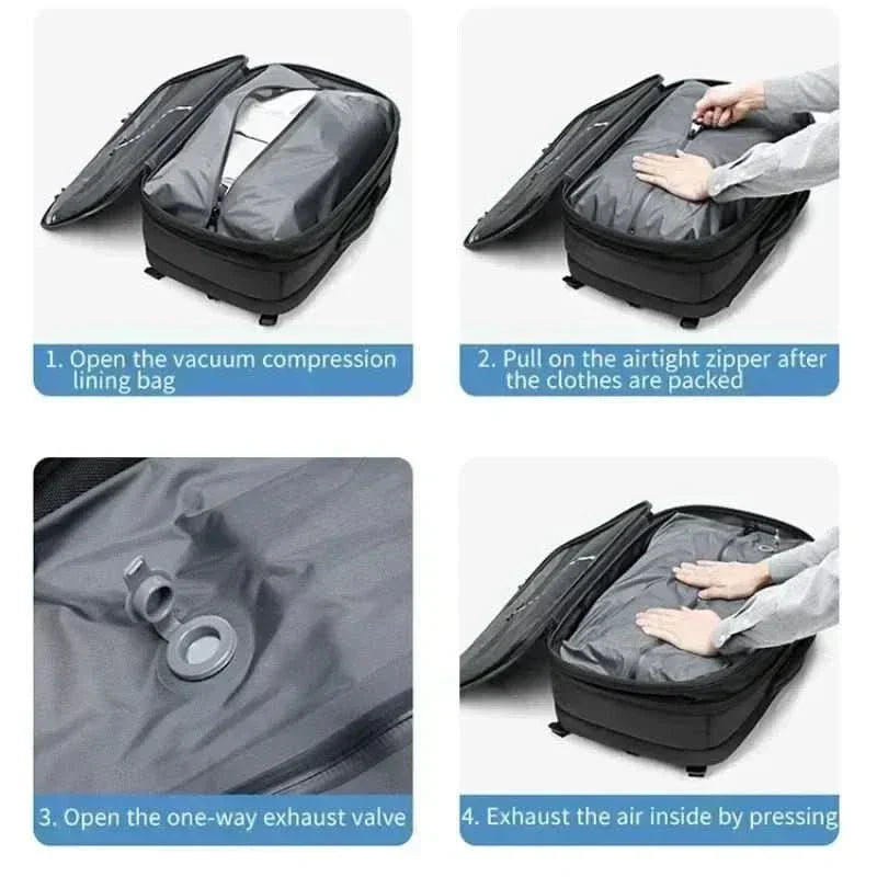 Compressible Laptop Backpack for Travel