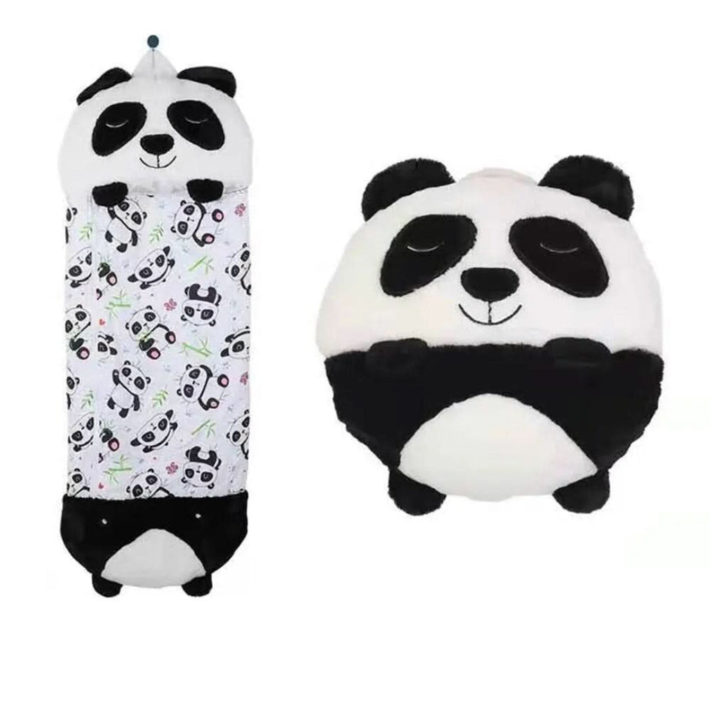 2-in-1 Plush Sleeping Bag with Cuddle Toy – Kids' Sleeping Bag