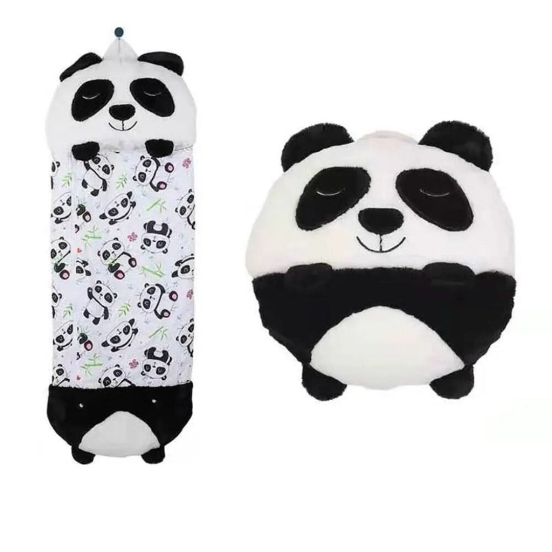 2-in-1 Plush Sleeping Bag with Cuddle Toy – Kids' Sleeping Bag