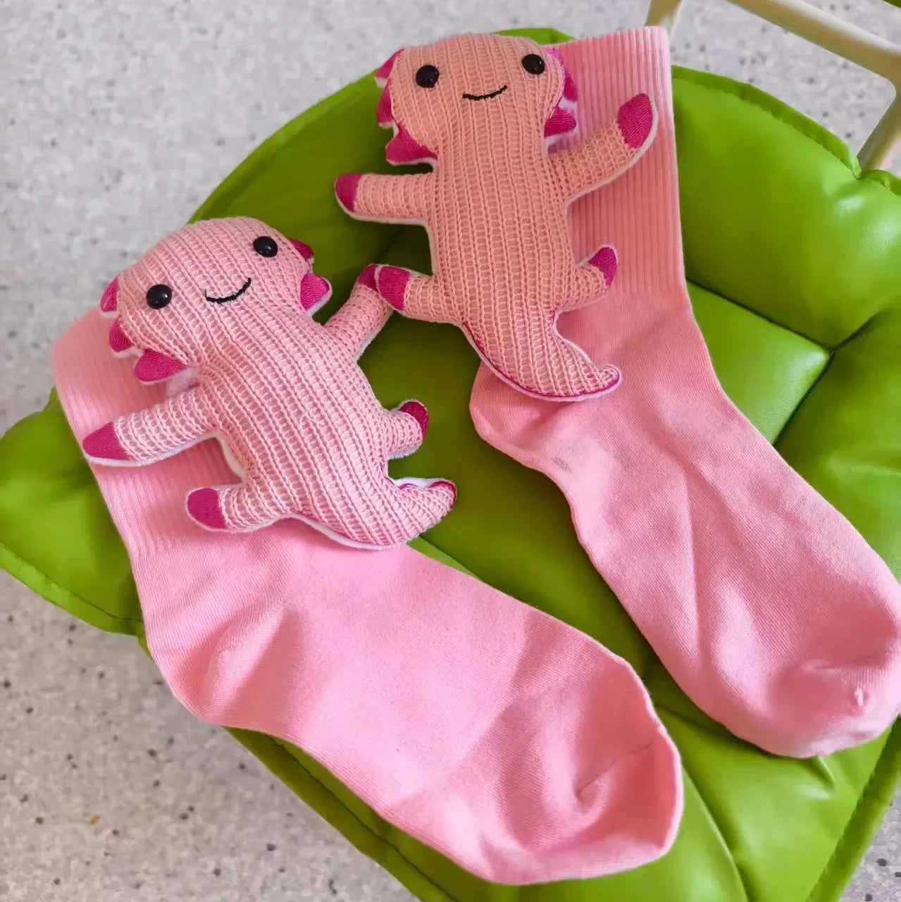 Cozy House Socks with Adorable 3D Animal Design and Safe Non-Slip Sole