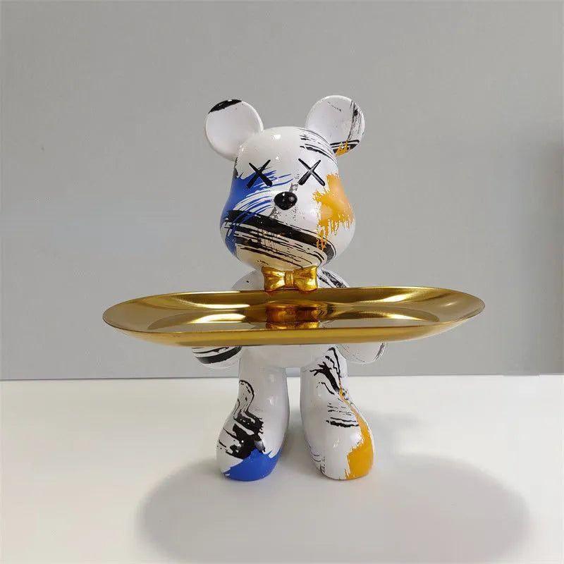 Bear-Shaped Figurine with Hidden Drawer – Charming Storage for Keys and Small Items