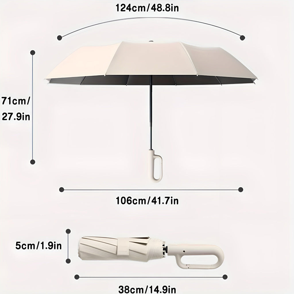 Automatic Strap Handle Folding Umbrella