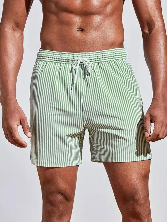 Men's Striped Swim Shorts | Summer