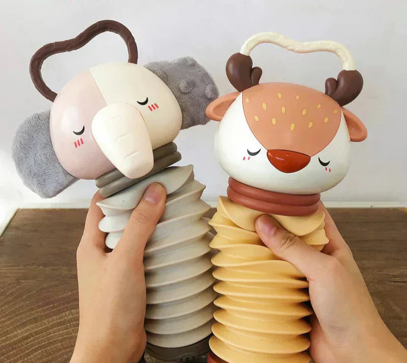 Dual-Function Baby Accordion and Rattle - Enhance Sensory Development with Calming Sounds