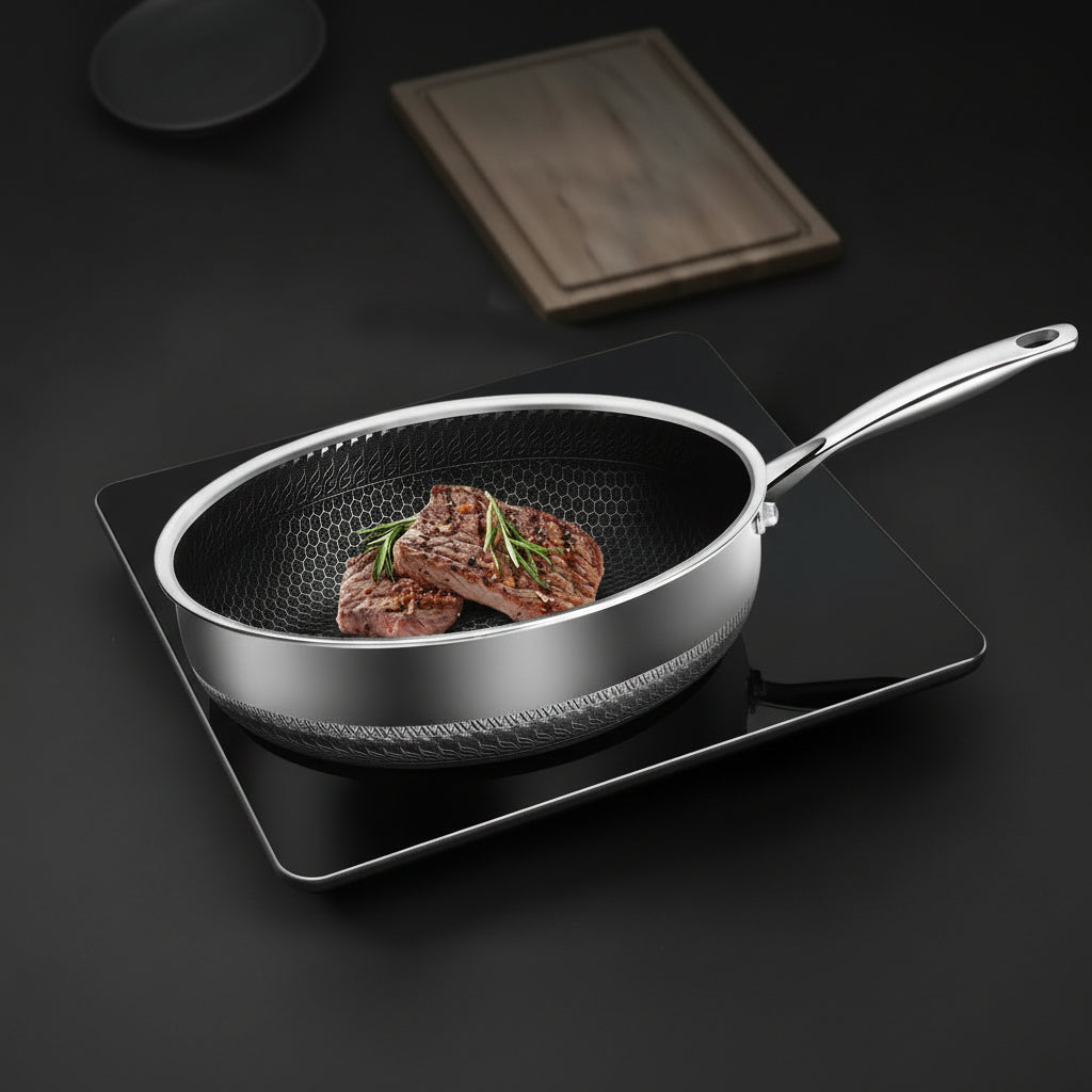 Premium Quality Stainless Steel Frying Pan
