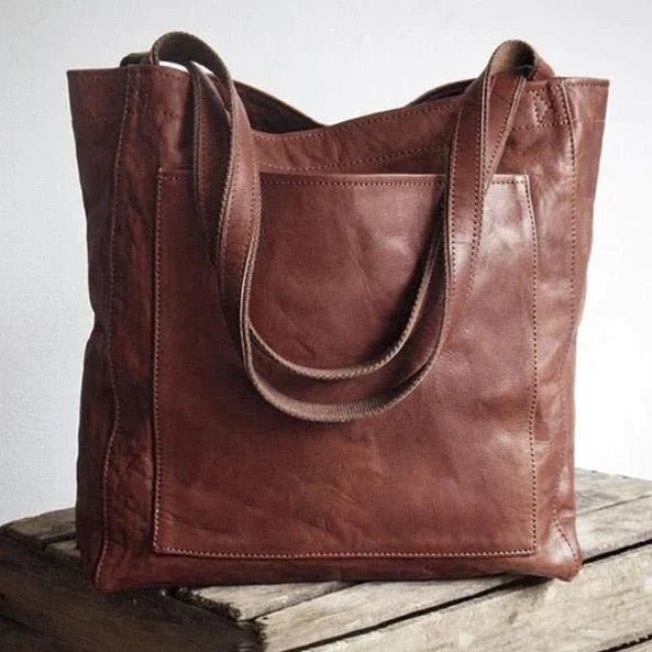 Women's Shoulder Bag Crafted from Soft Faux Leather